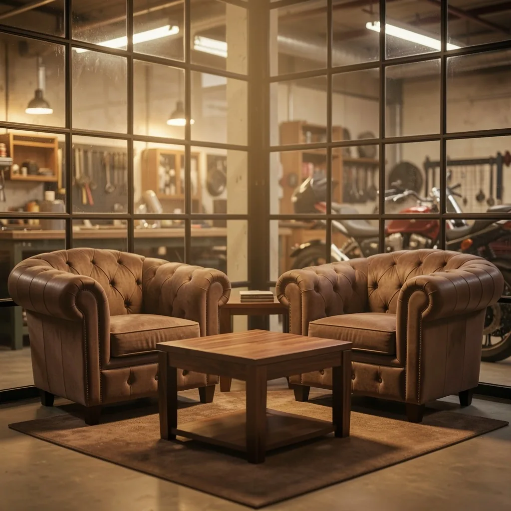 Salon de lecture et lounge privé Malone Loria